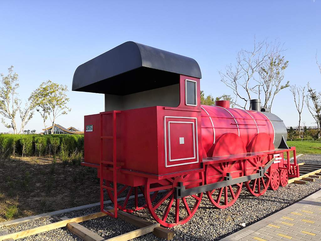 火車雕塑造型