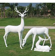 玻璃鋼鹿雕塑玻璃鋼動物雕塑玻璃鋼制品玻璃鋼擺件